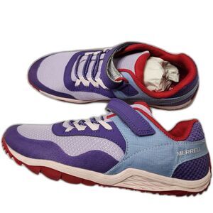 Merrell Trail Glove 7 Girls Size 7 No‑Tie Athletic Shoes Purple